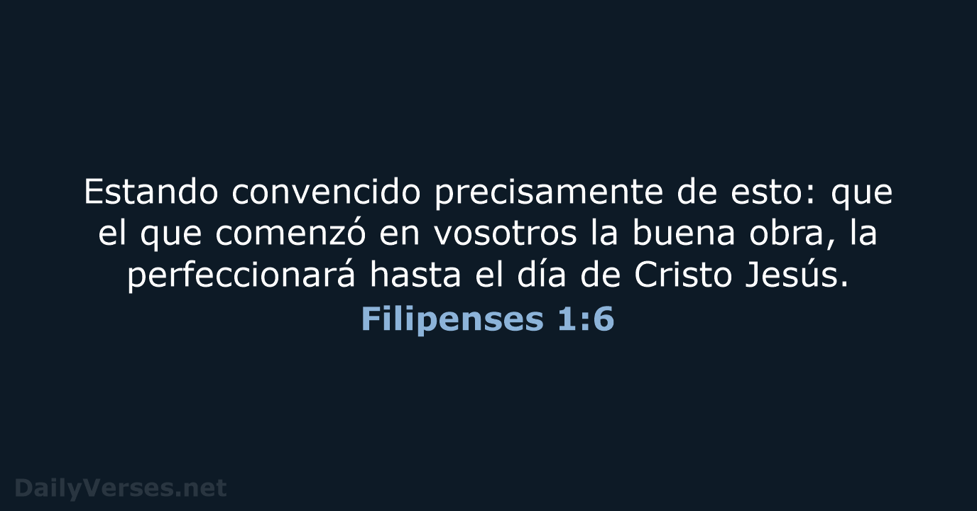 Filipenses 1:6 - LBLA