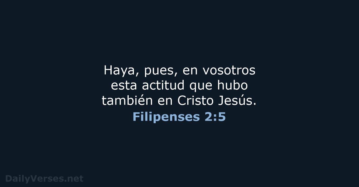Filipenses 2:5 - LBLA
