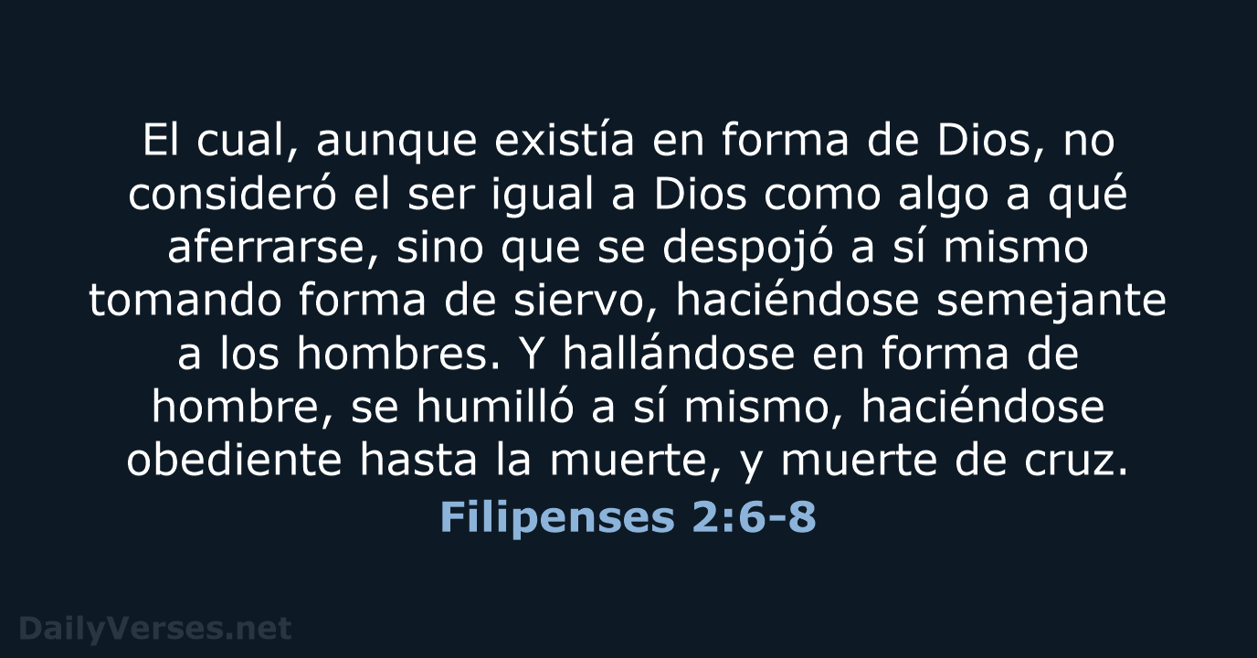 Filipenses 2:6-8 - LBLA