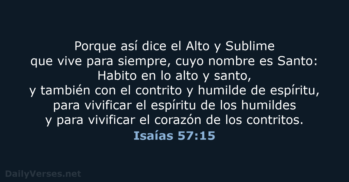 Isa as 57 LBLA DailyVerses