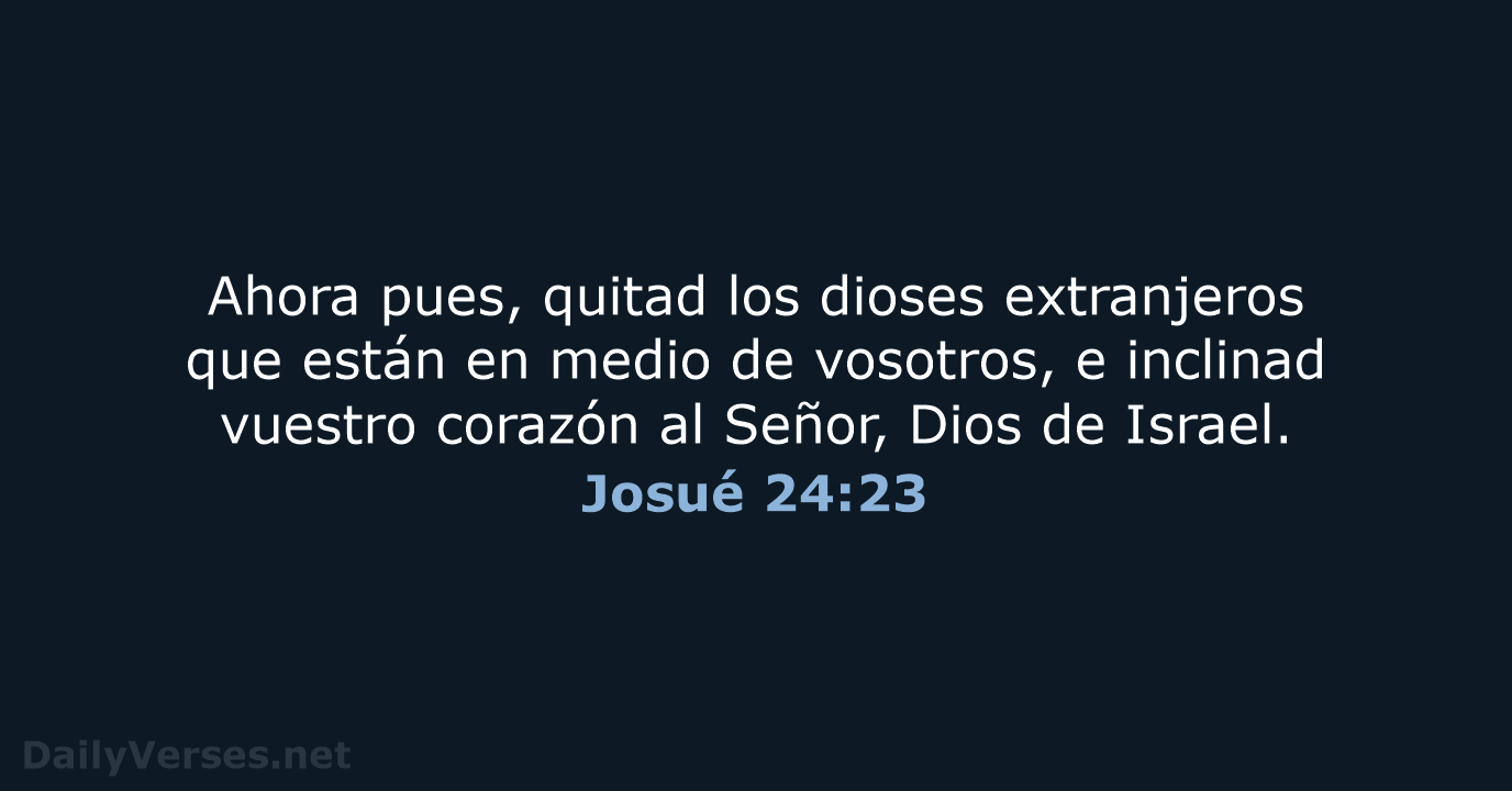 Josué 24:23 - LBLA