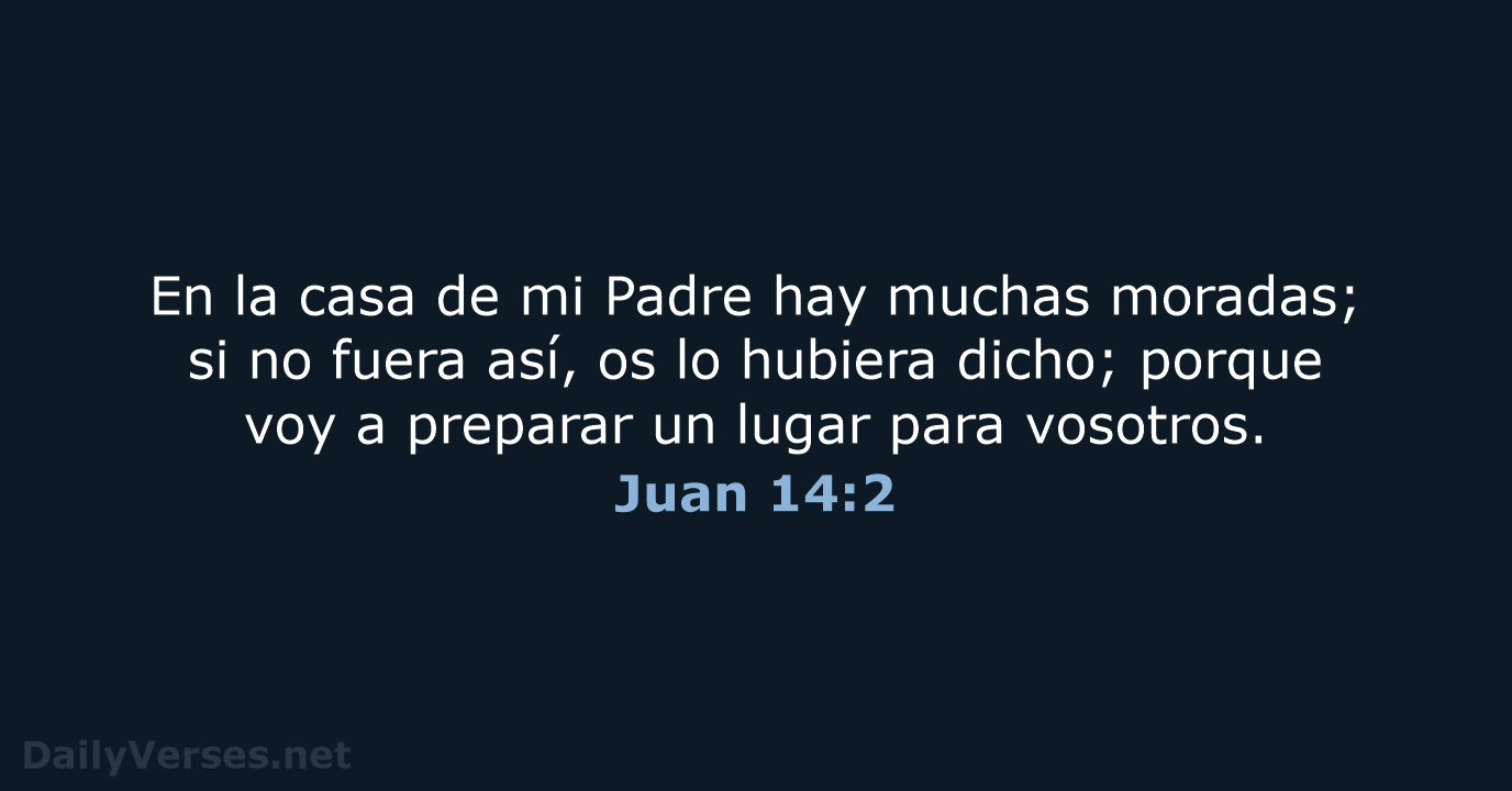 Juan 14:2 - LBLA