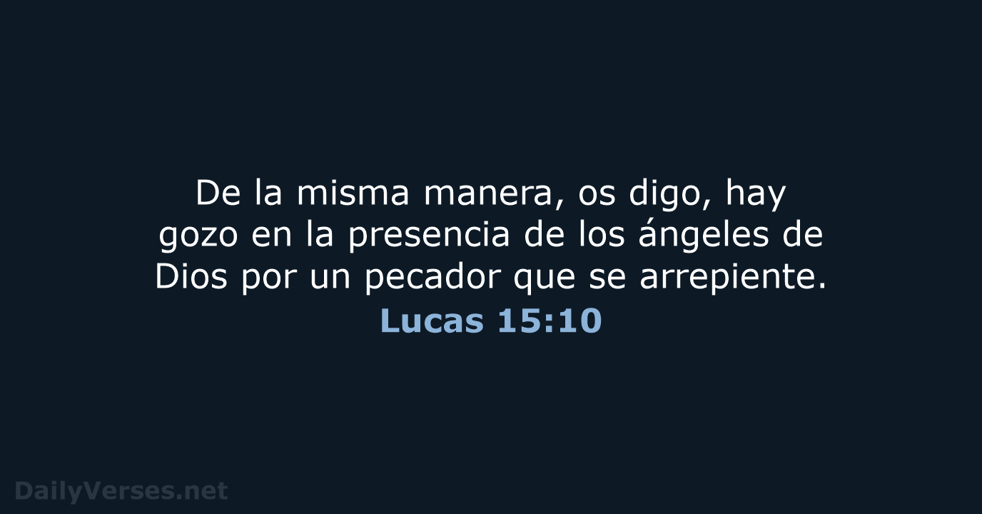 Lucas 15:10 - LBLA