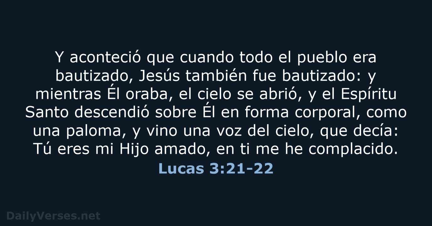 Lucas 3:21-22 - LBLA