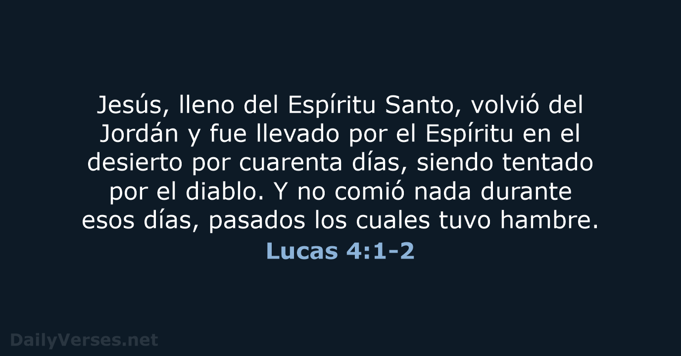 Lucas 4:1-2 - LBLA