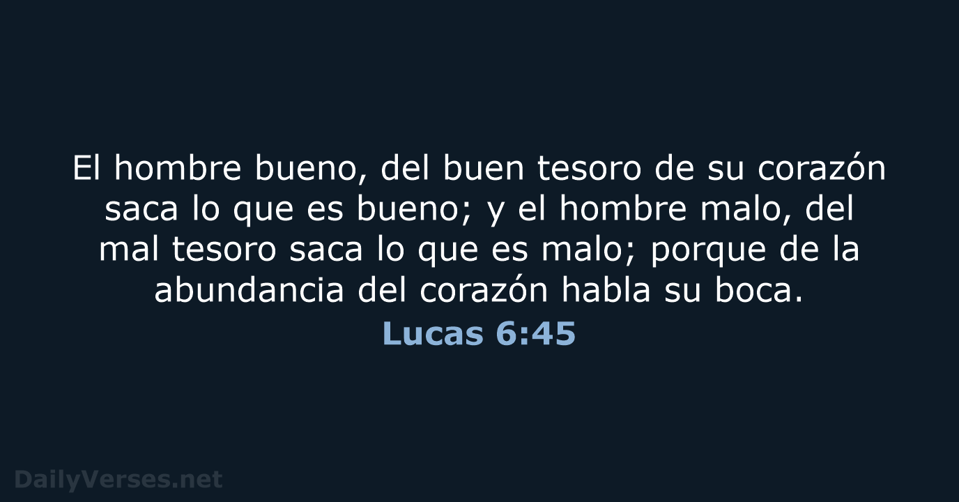 Lucas 6:45 - LBLA