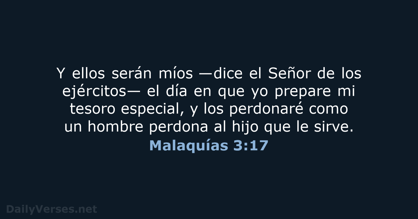 Malaquías 3:17 - LBLA