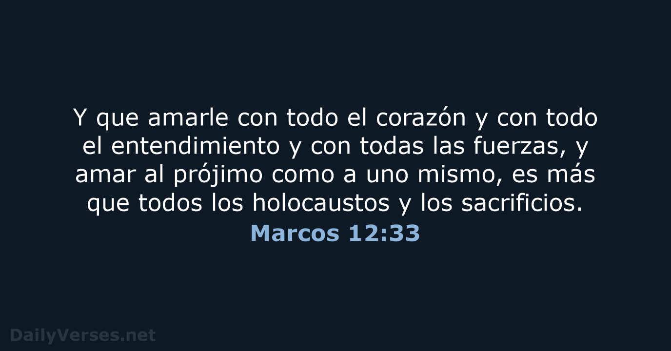 Marcos 12:33 - LBLA