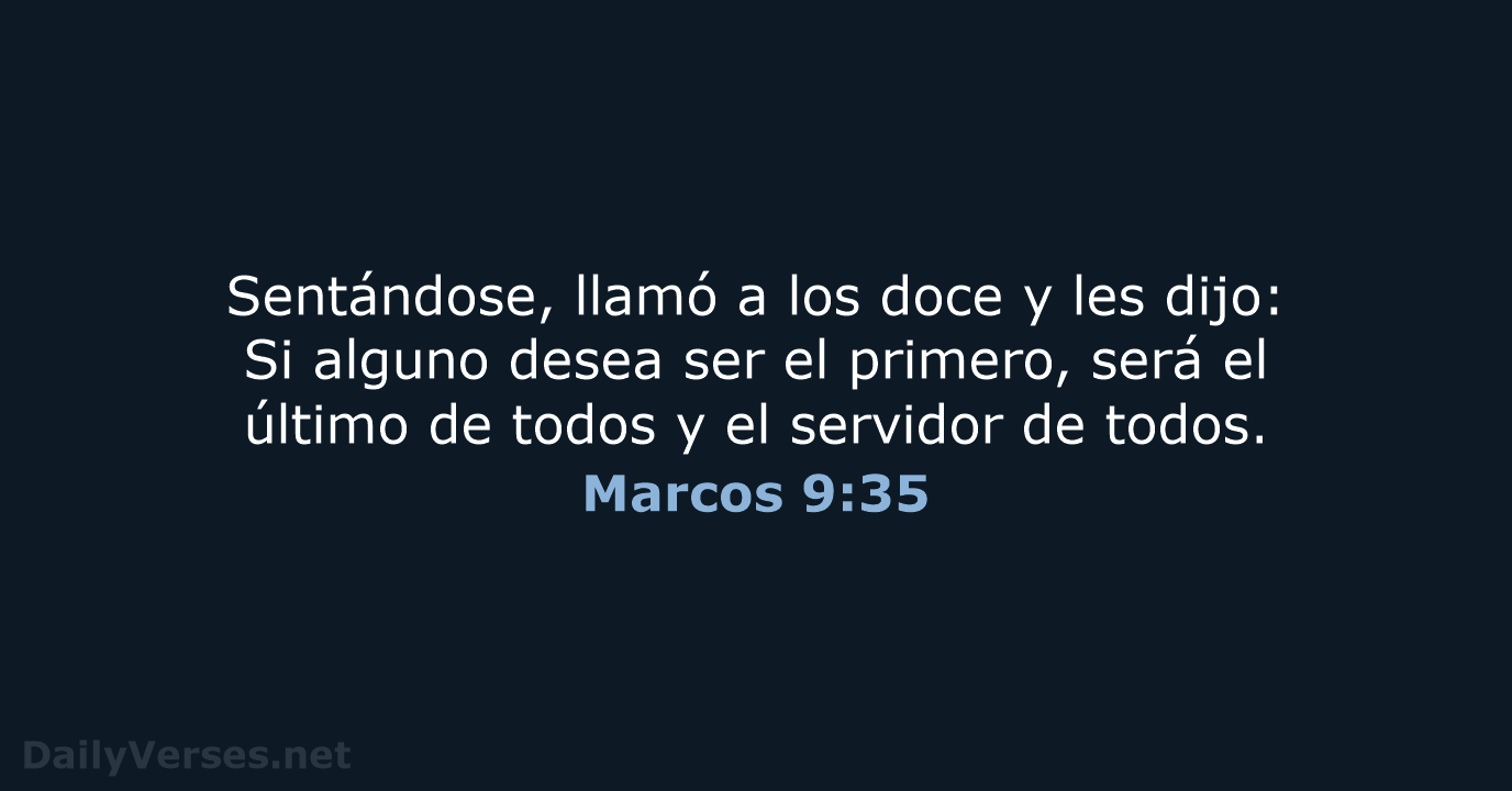 Marcos 9:35 - LBLA