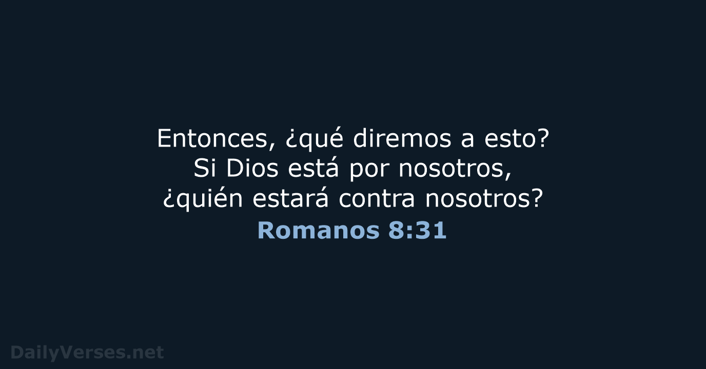 Romanos 8:31 - LBLA