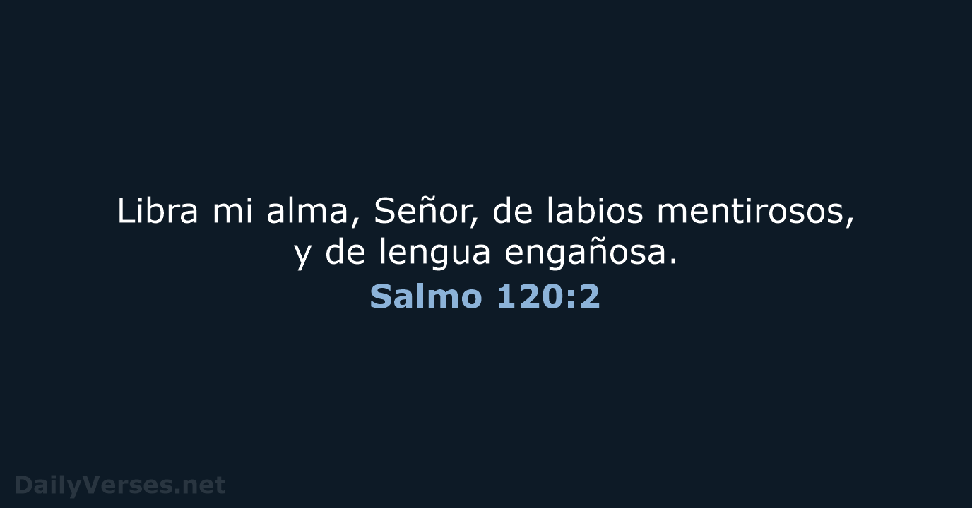 Salmo 120:2 - LBLA