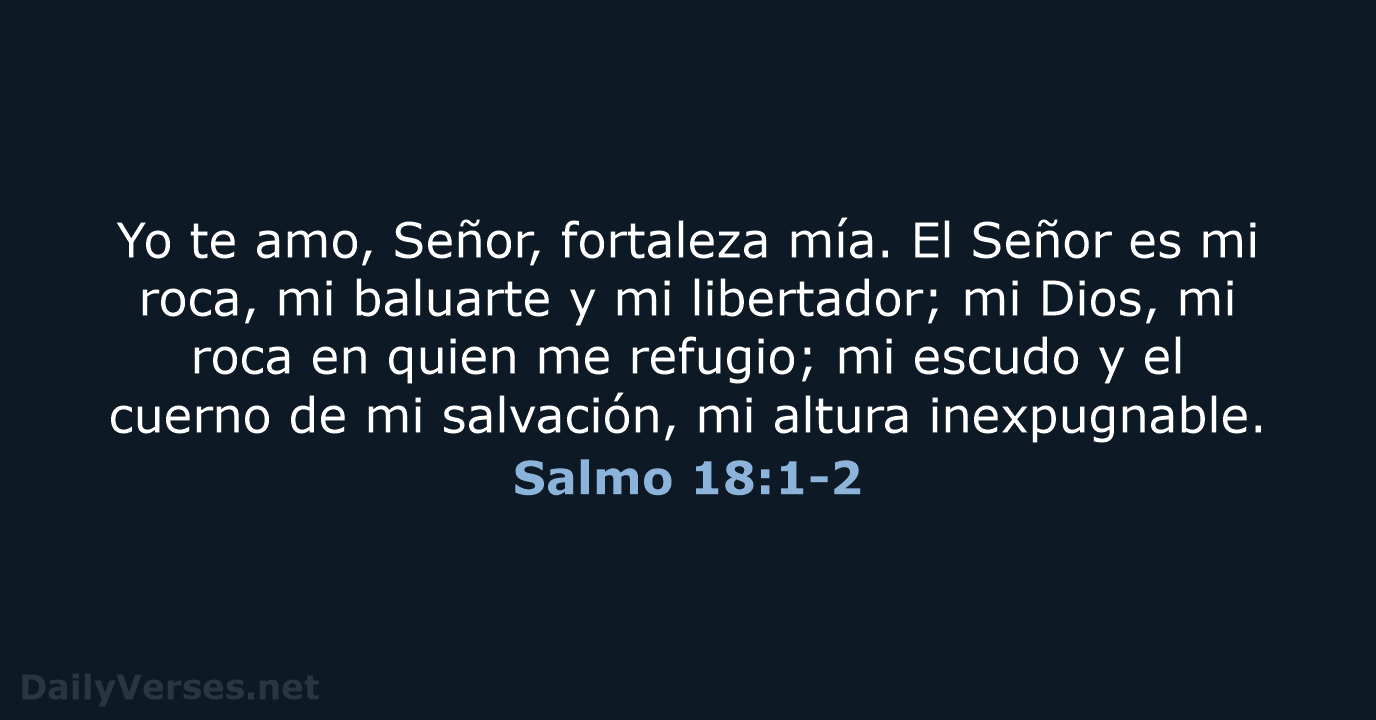 Salmo 18:1-2 - LBLA