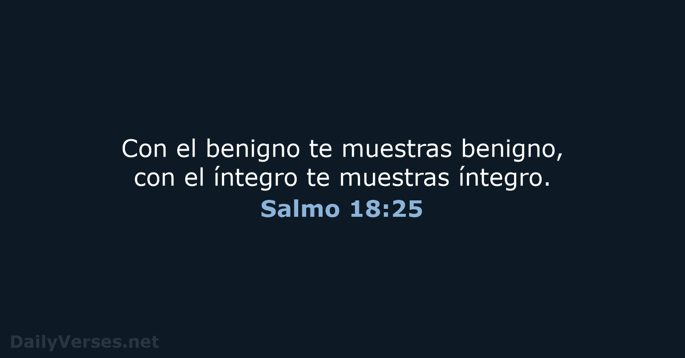 Salmo 18:25 - LBLA