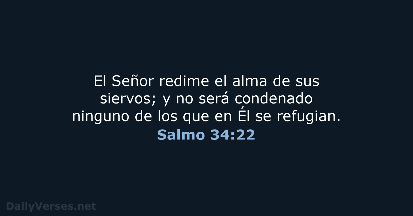Salmo 34:22 - LBLA