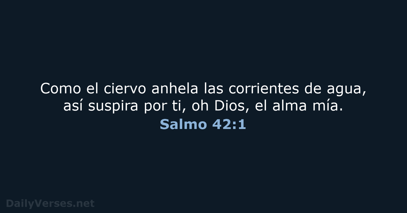 Salmo 42:1 - LBLA