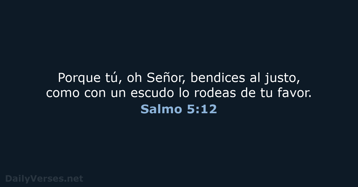 Salmo 5:12 - LBLA