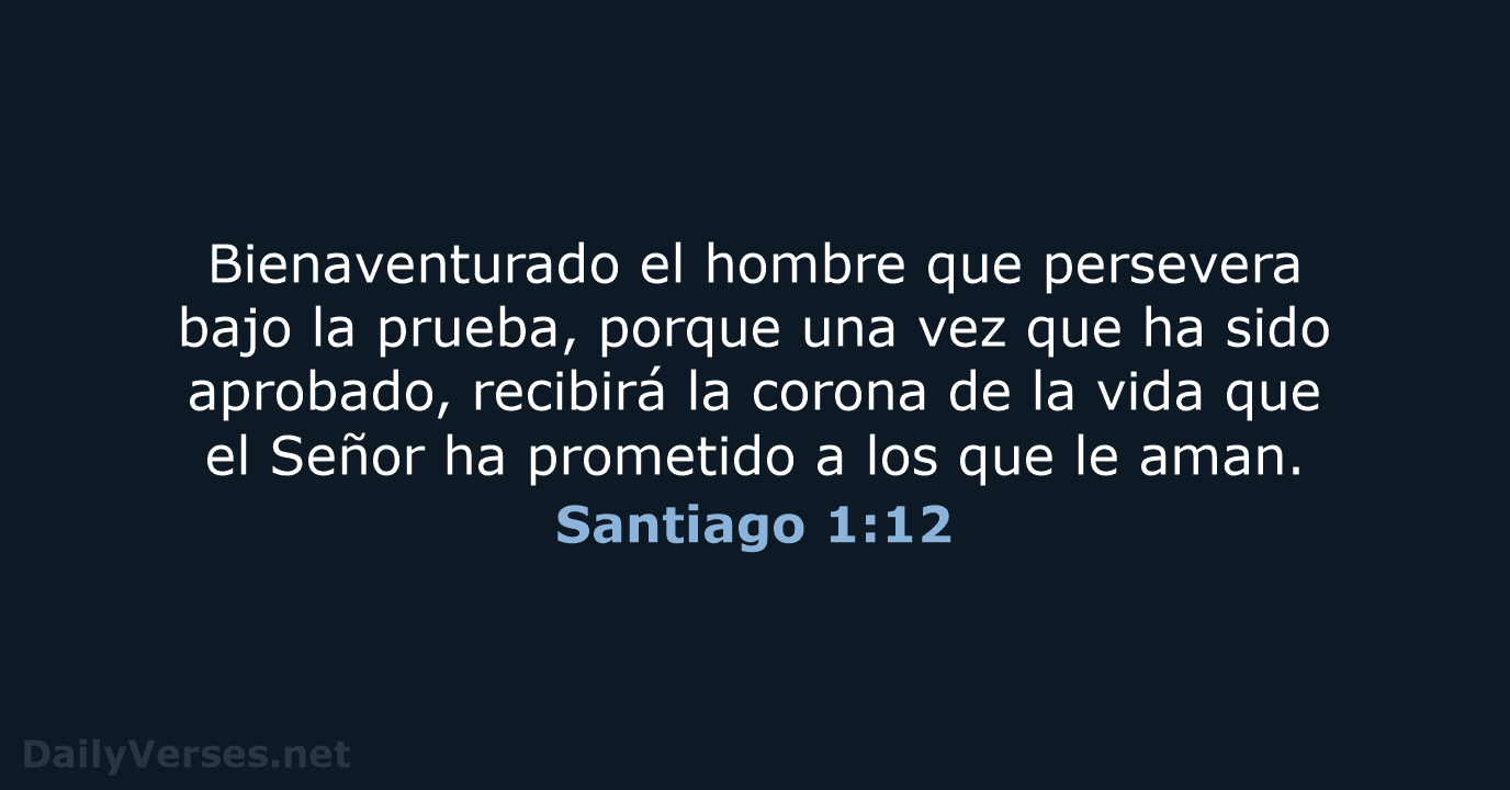 Santiago 1:12 - LBLA
