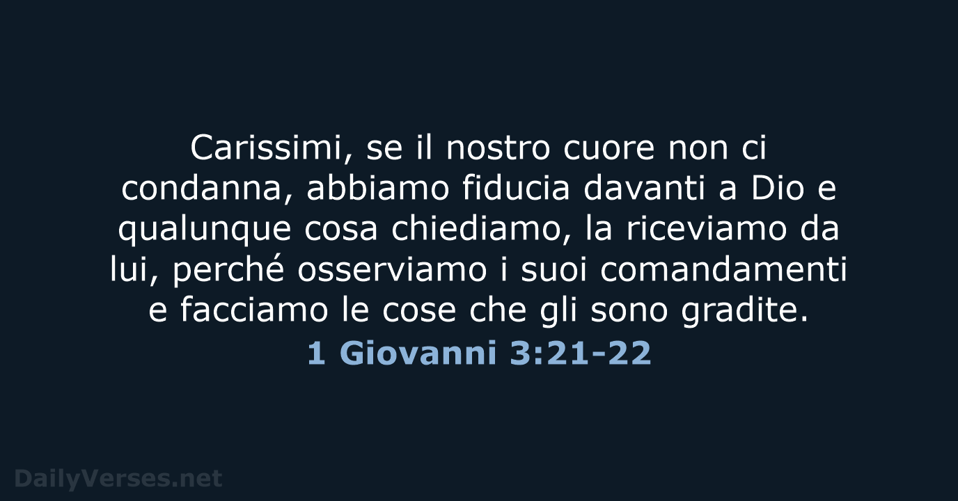 1 Giovanni 3:21-22 - LND