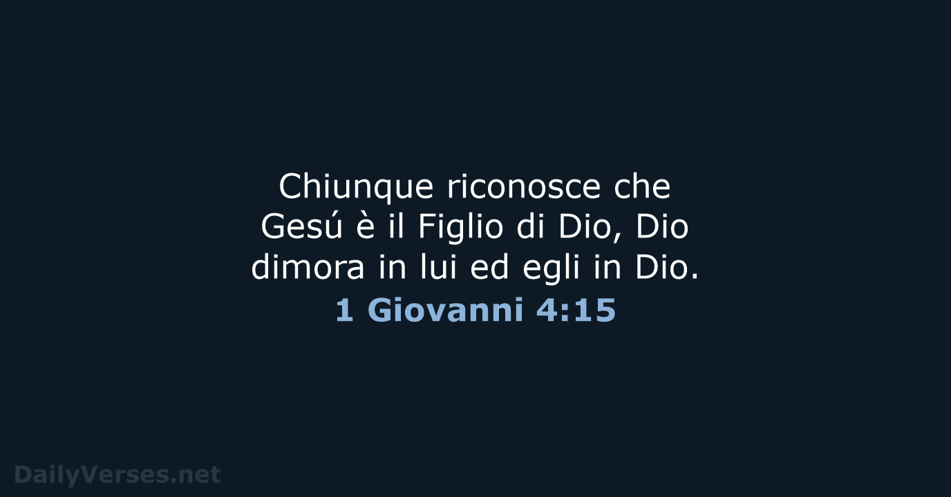1 Giovanni 4:15 - LND