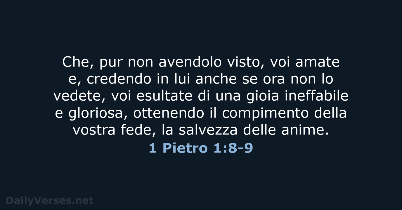 1 Pietro 1:8-9 - LND