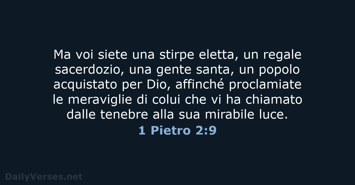 1 Pietro 2:9 - LND
