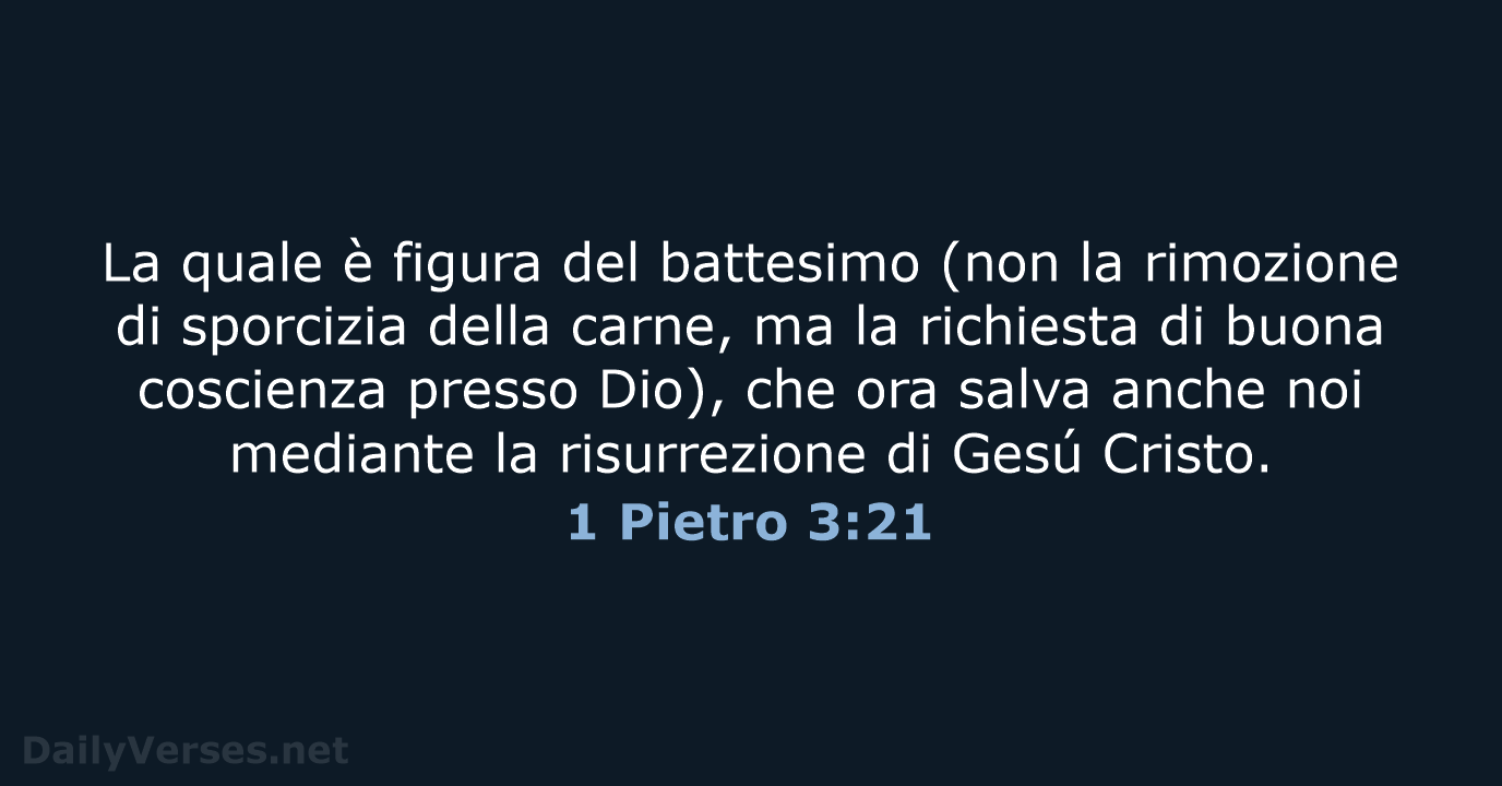 1 Pietro 3:21 - LND