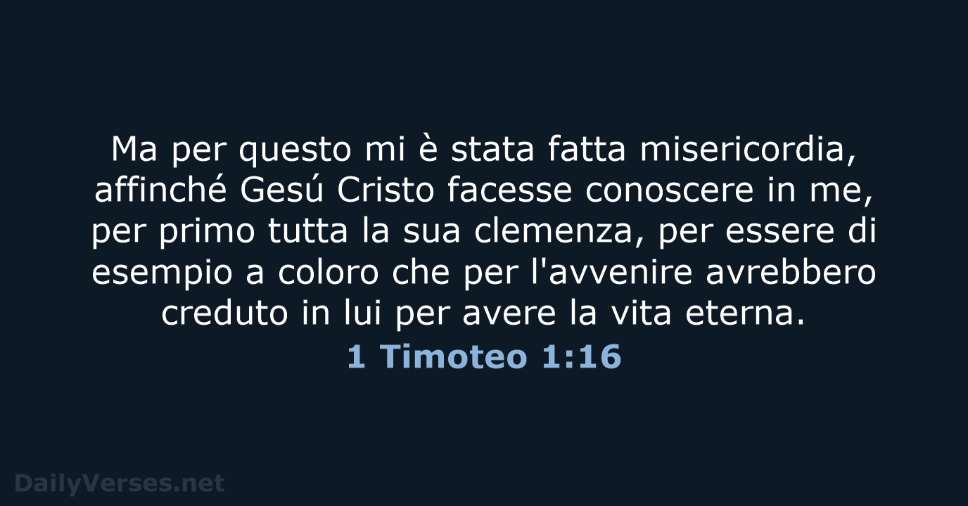1 Timoteo 1:16 - LND