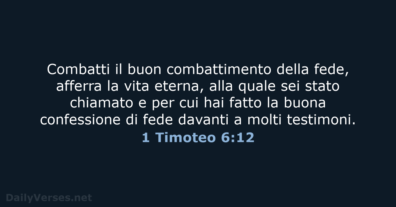 1 Timoteo 6:12 - LND