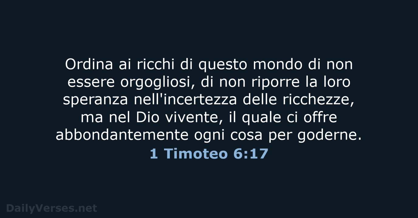 1 Timoteo 6:17 - LND