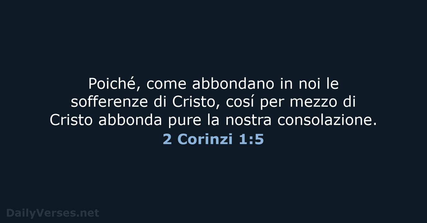 2 Corinzi 1:5 - LND
