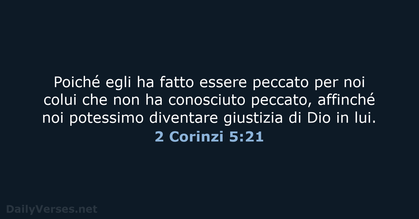 2 Corinzi 5:21 - LND