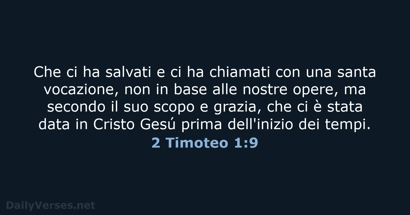 2 Timoteo 1:9 - LND