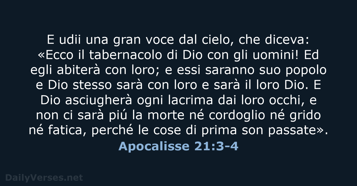 Apocalisse 21:3-4 - LND
