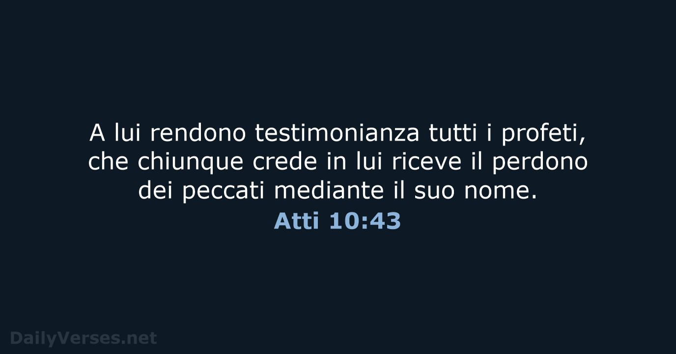 Atti 10:43 - LND