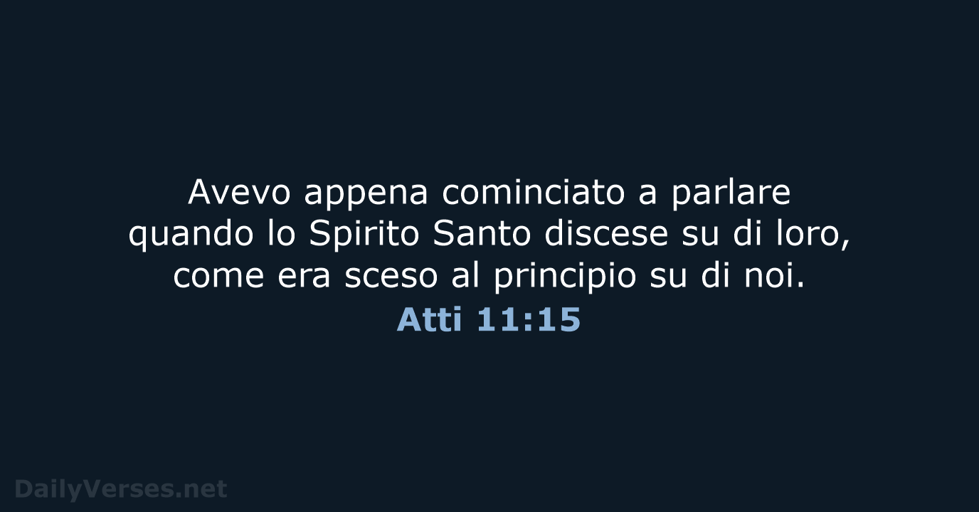 Atti 11:15 - LND