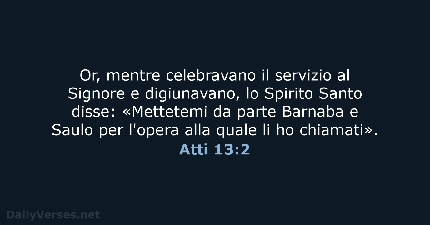 Atti 13:2 - LND