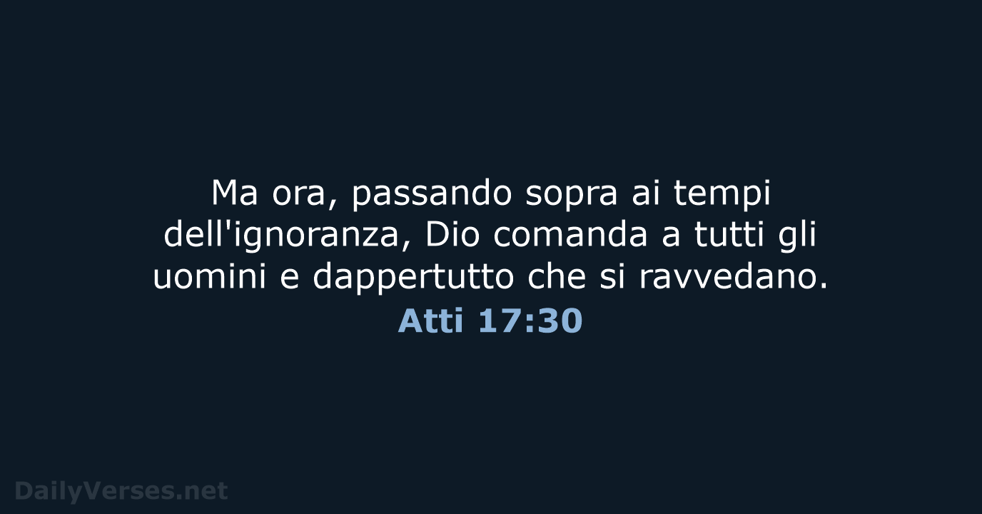 Atti 17:30 - LND