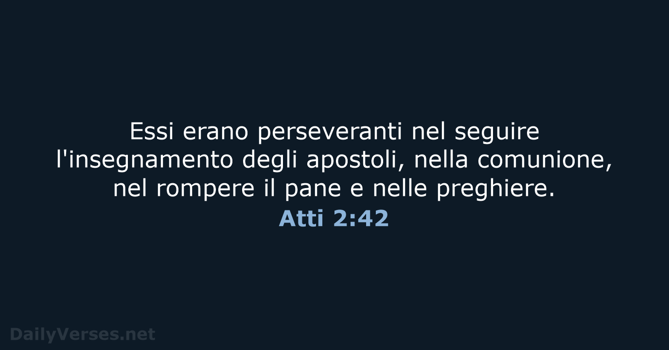 Atti 2:42 - LND