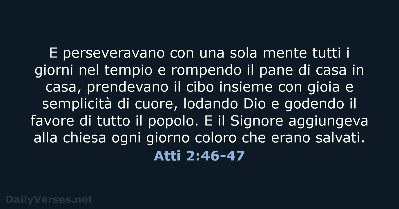 Atti 2:46-47 - LND