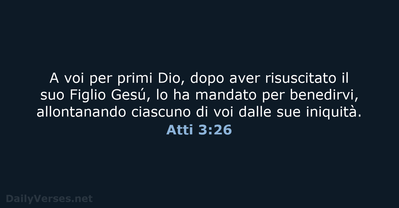 Atti 3:26 - LND