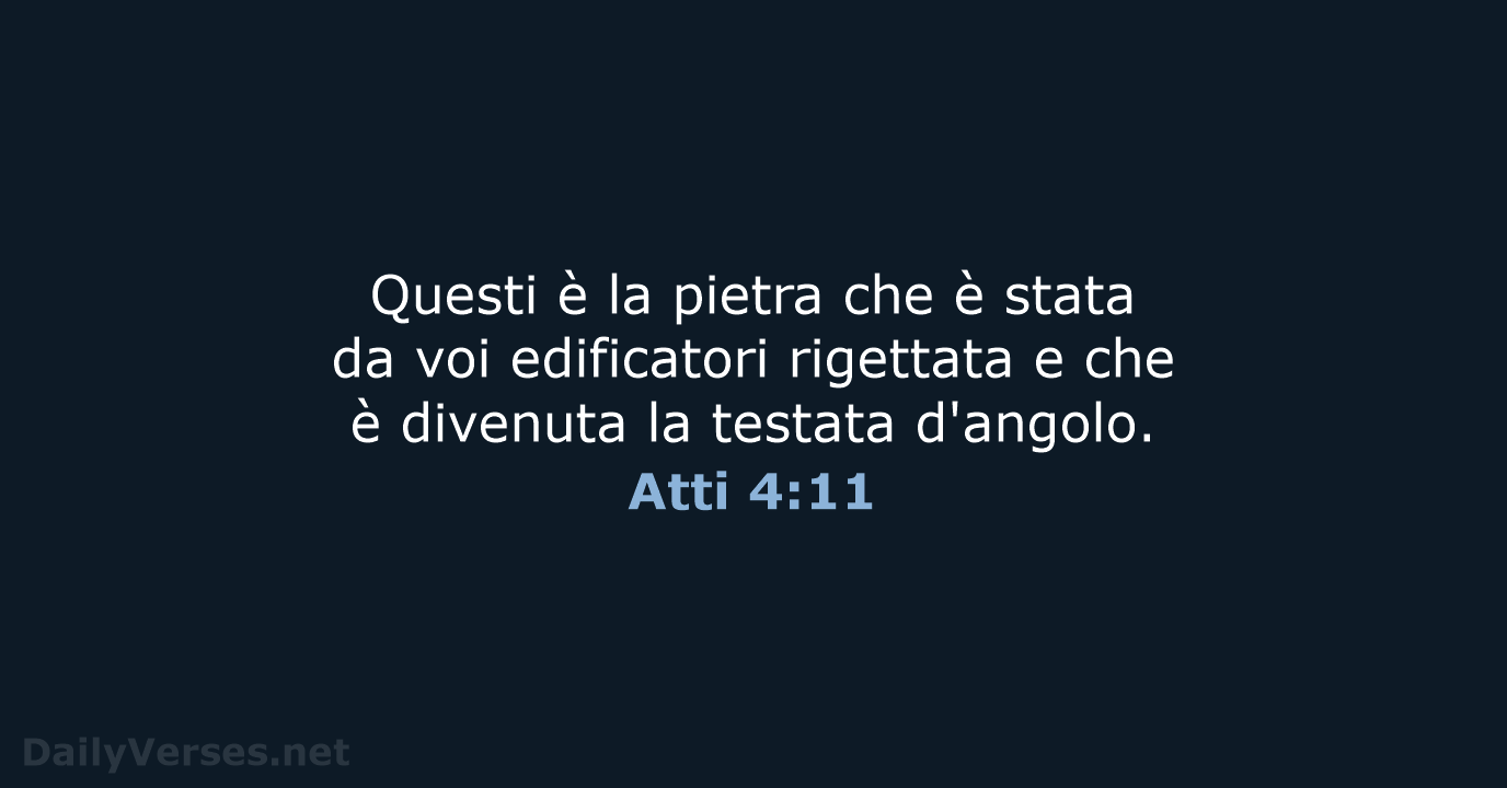Atti 4:11 - LND