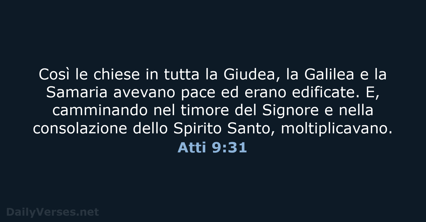Atti 9:31 - LND