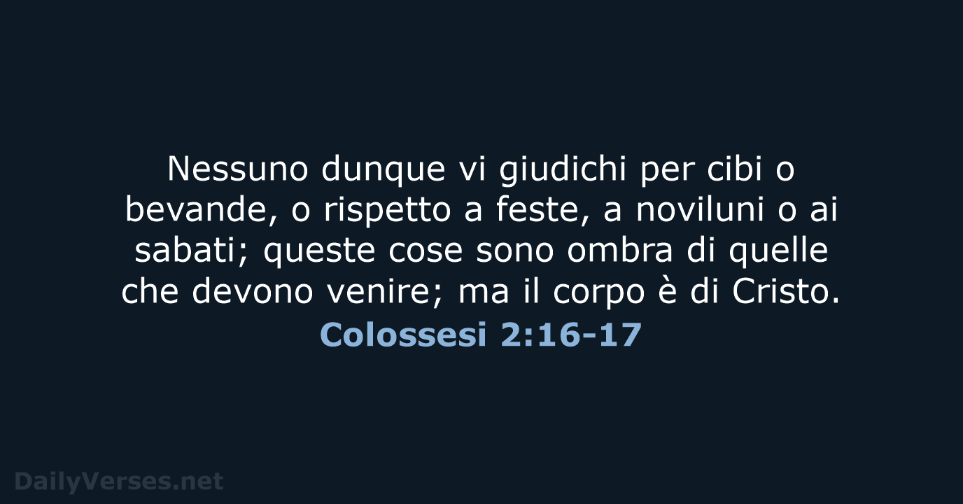 Colossesi 2:16-17 - LND