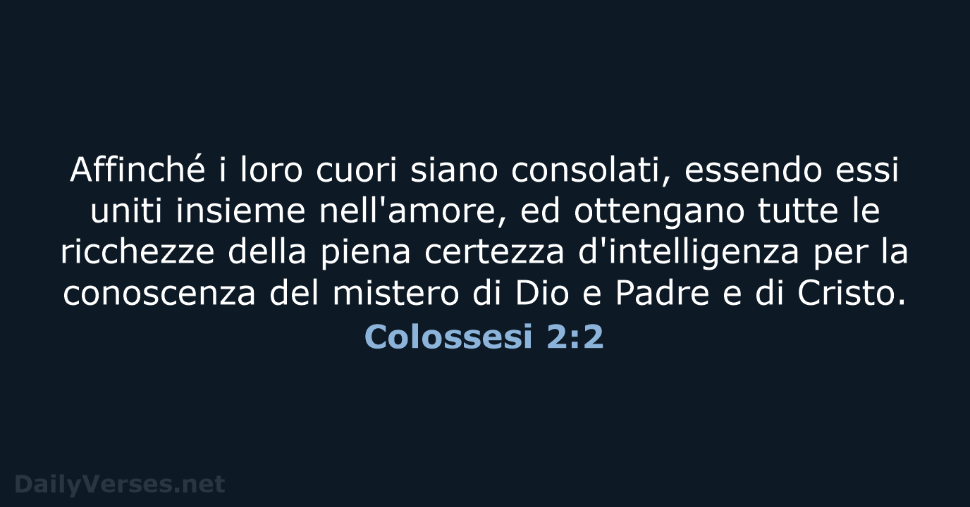 Colossesi 2:2 - LND