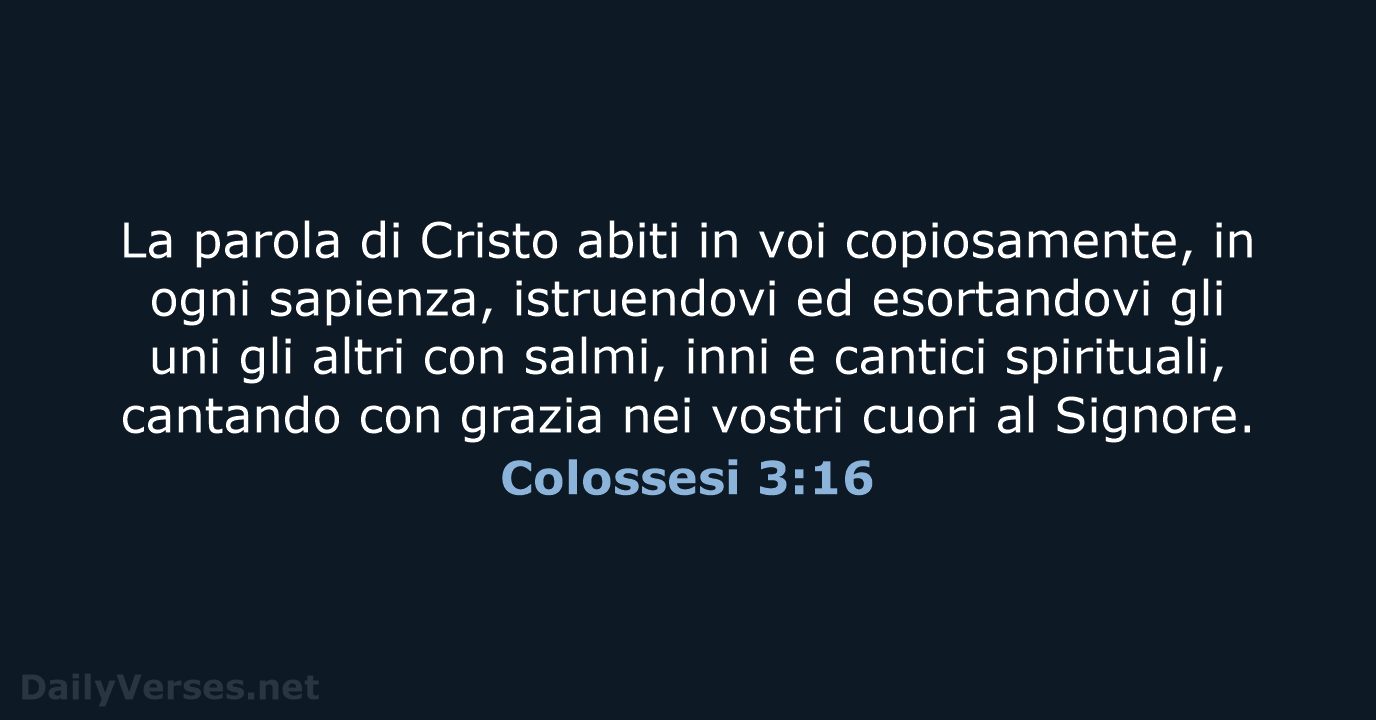 Colossesi 3:16 - LND
