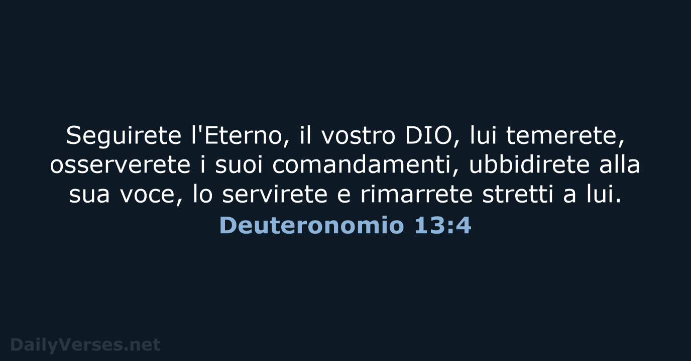 Deuteronomio 13:4 - LND