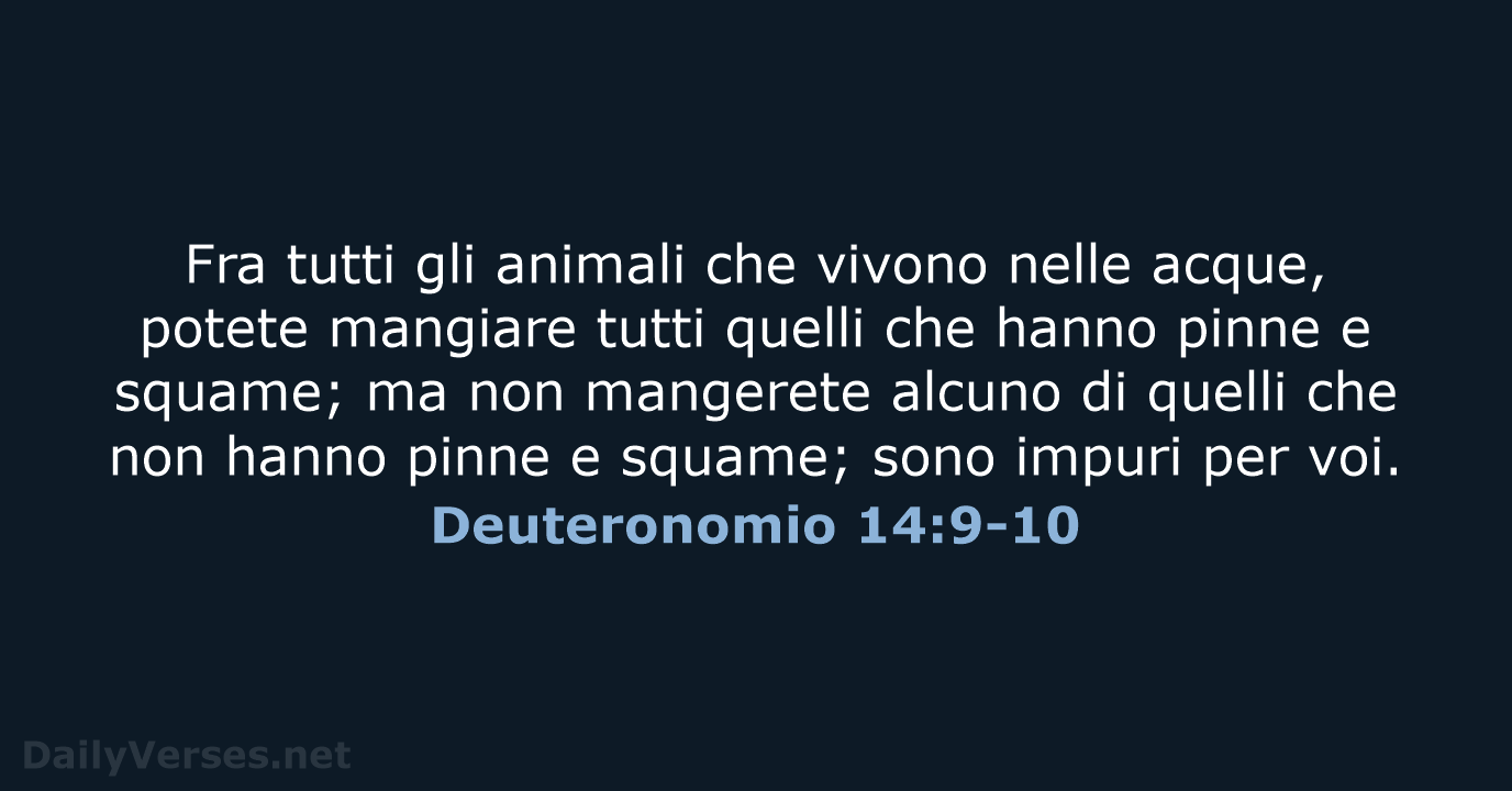 Deuteronomio 14:9-10 - LND