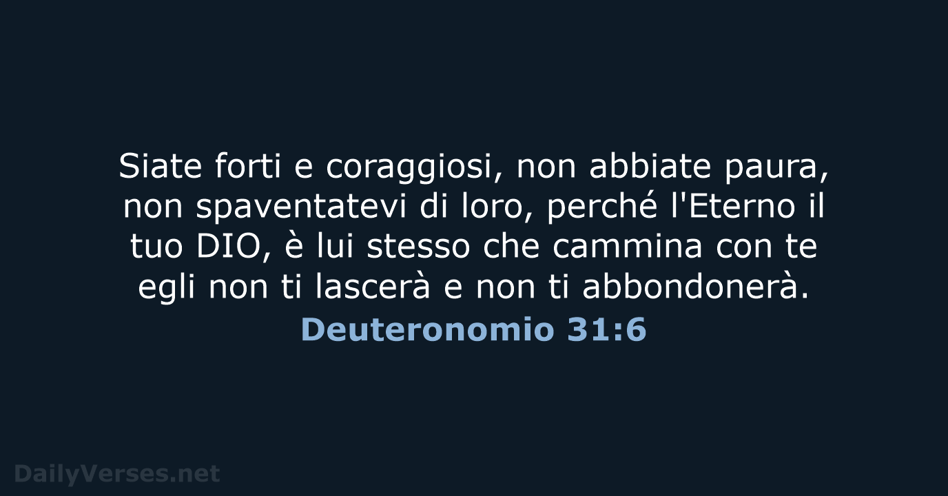 Deuteronomio 31:6 - LND