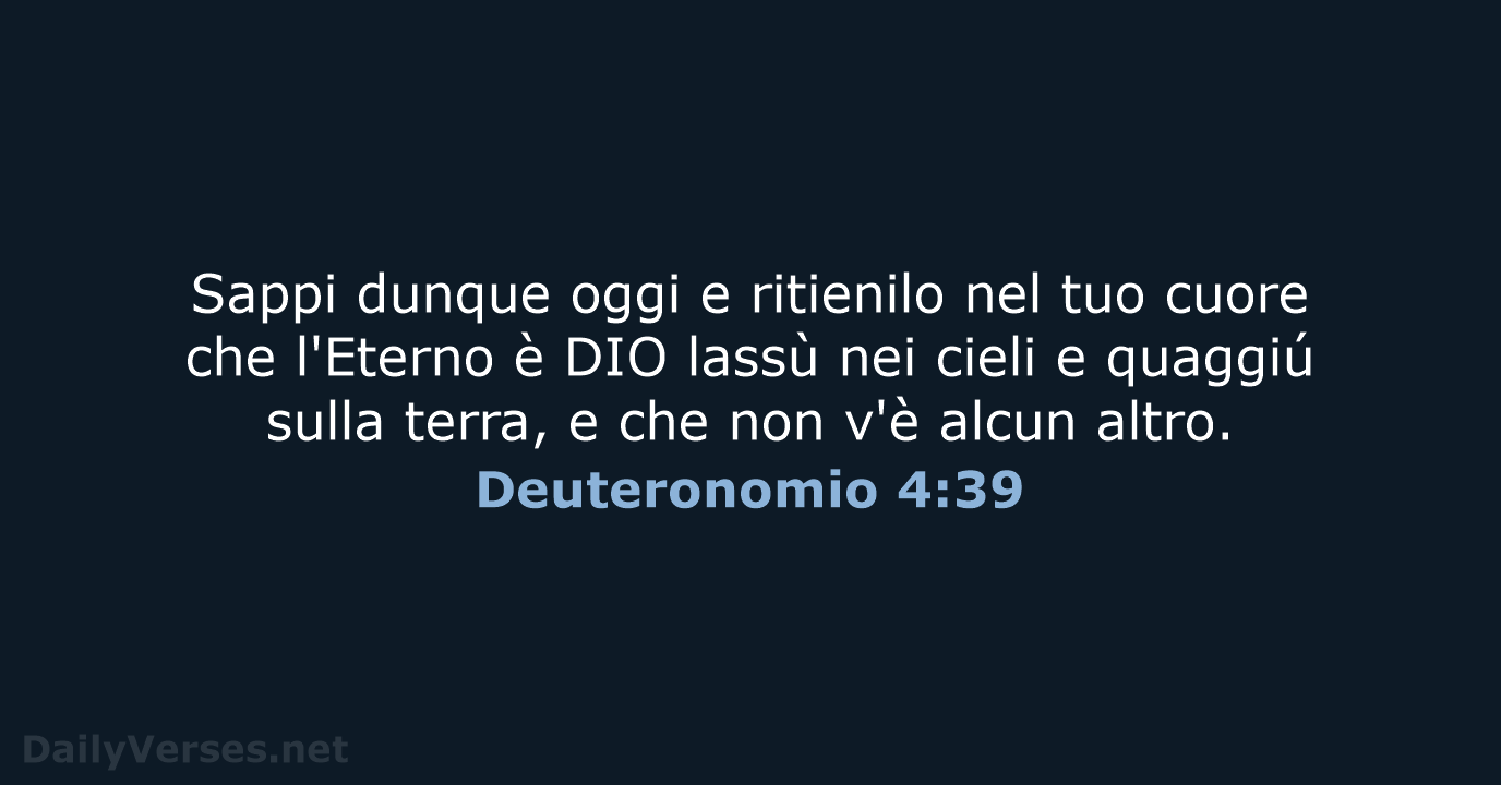 Deuteronomio 4:39 - LND