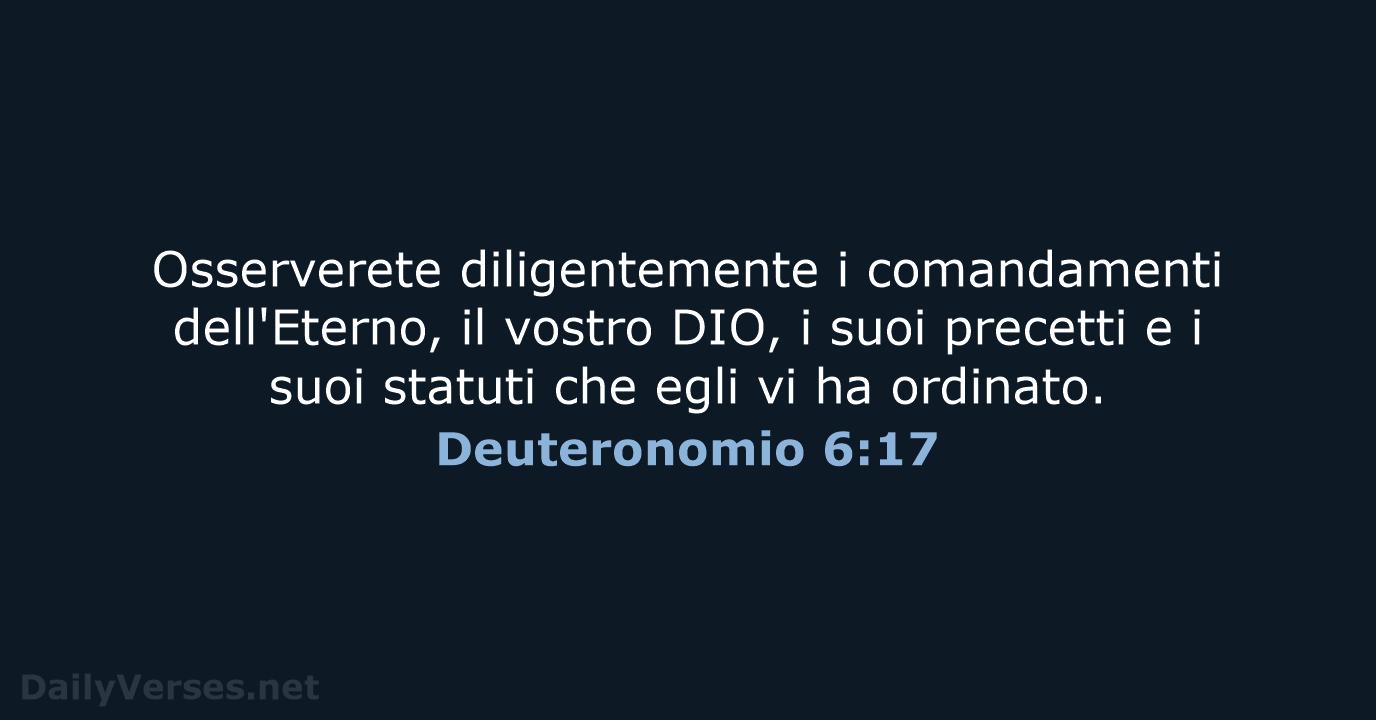 Deuteronomio 6:17 - LND